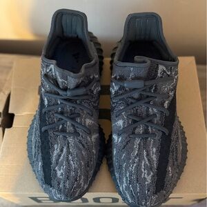 Adidas Gray and Black Knit Sneakers